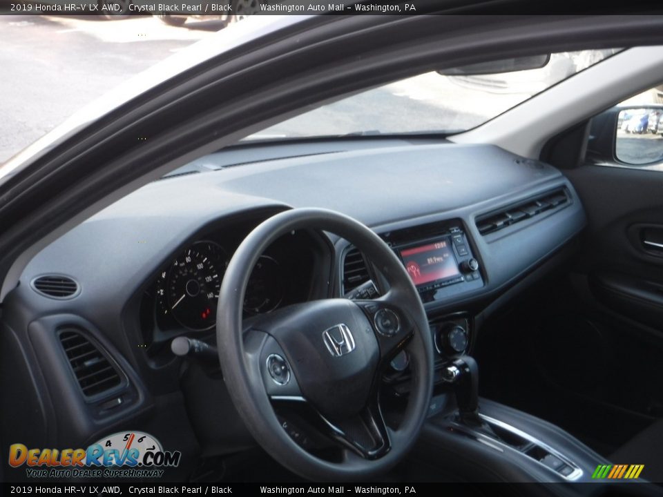 2019 Honda HR-V LX AWD Crystal Black Pearl / Black Photo #12