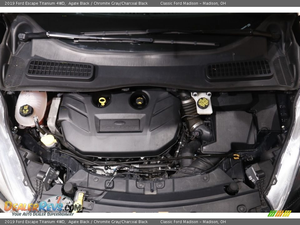 2019 Ford Escape Titanium 4WD Agate Black / Chromite Gray/Charcoal Black Photo #20