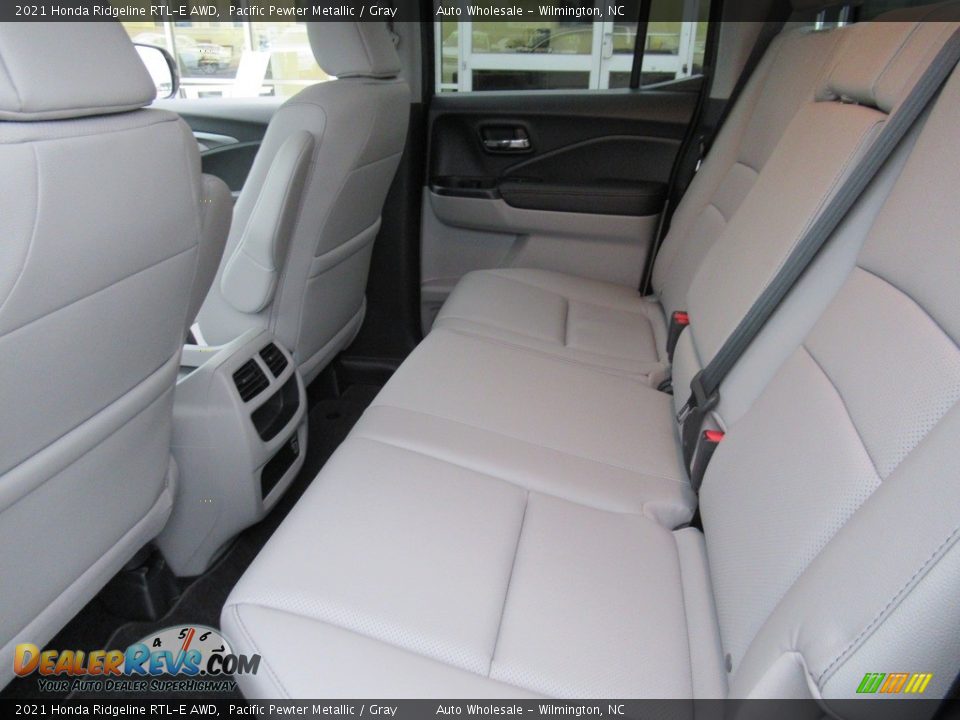 2021 Honda Ridgeline RTL-E AWD Pacific Pewter Metallic / Gray Photo #12