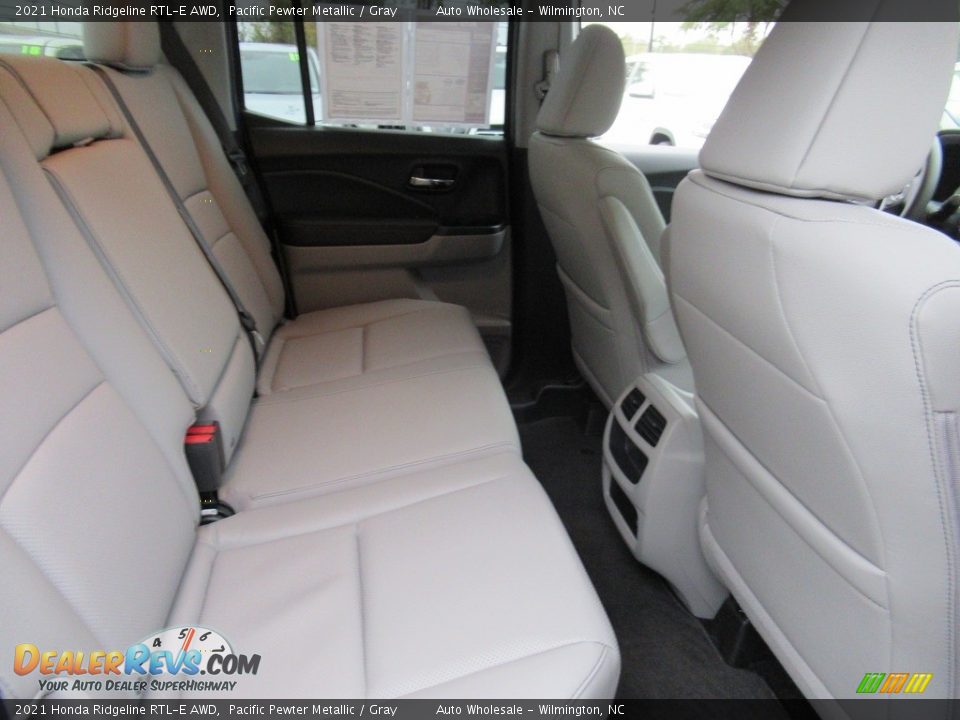 2021 Honda Ridgeline RTL-E AWD Pacific Pewter Metallic / Gray Photo #14