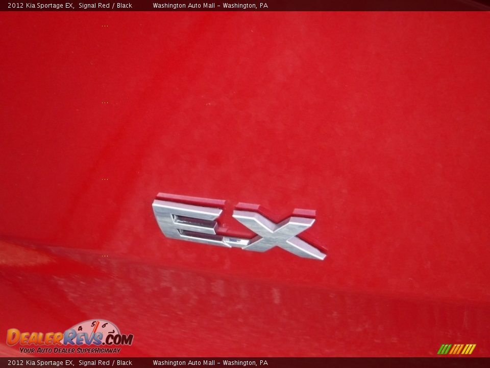 2012 Kia Sportage EX Signal Red / Black Photo #10