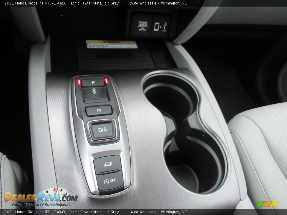 2021 Honda Ridgeline RTL-E AWD Pacific Pewter Metallic / Gray Photo #19