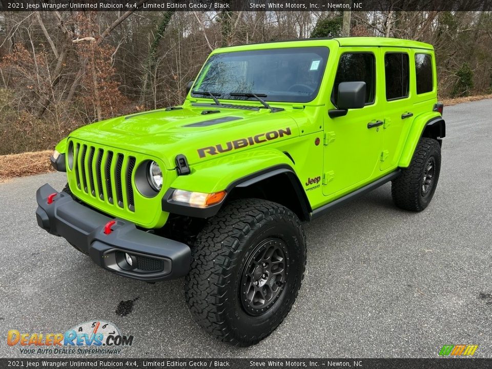 2021 Jeep Wrangler Unlimited Rubicon 4x4 Limited Edition Gecko / Black Photo #2