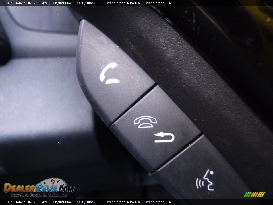 2019 Honda HR-V LX AWD Crystal Black Pearl / Black Photo #21
