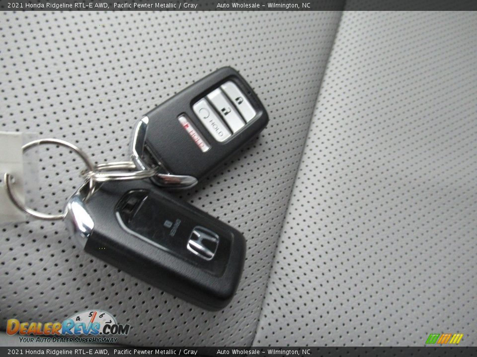 2021 Honda Ridgeline RTL-E AWD Pacific Pewter Metallic / Gray Photo #20