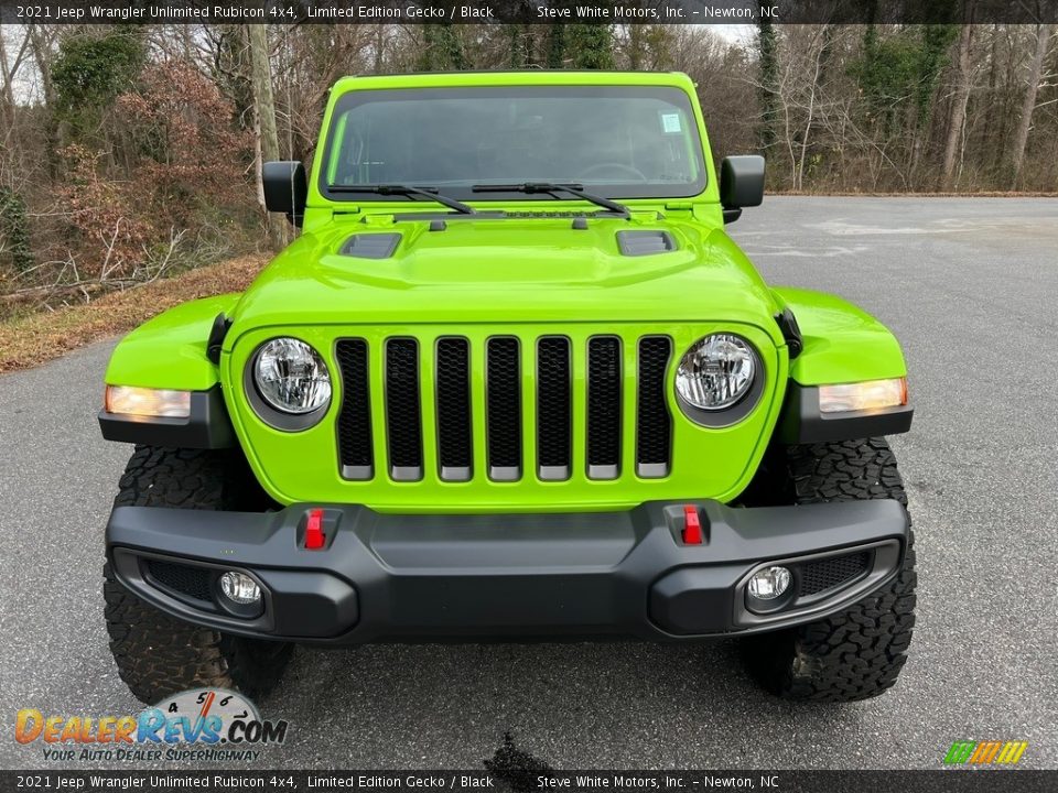 2021 Jeep Wrangler Unlimited Rubicon 4x4 Limited Edition Gecko / Black Photo #3