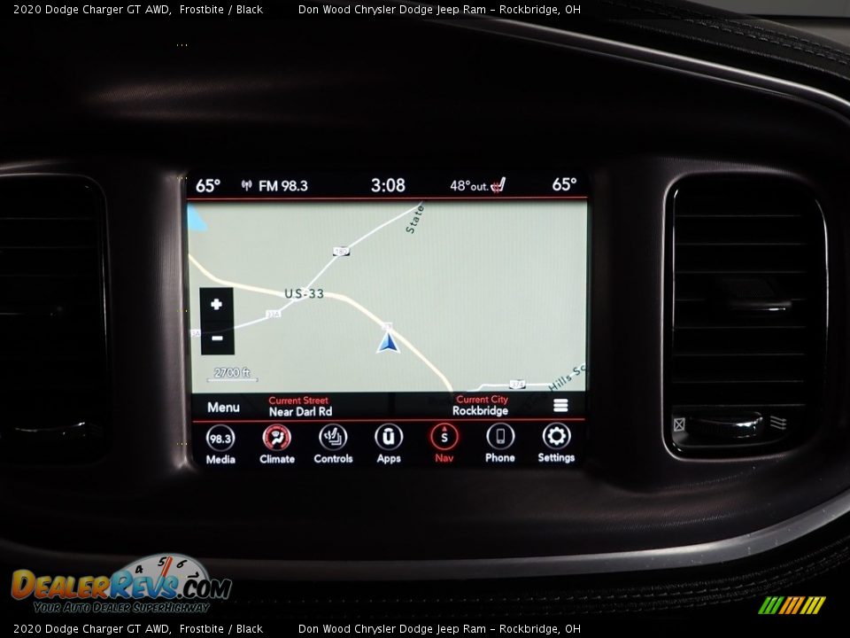 2020 Dodge Charger GT AWD Frostbite / Black Photo #6