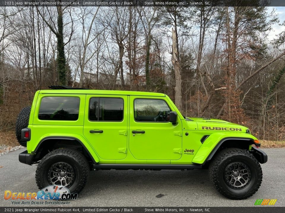 2021 Jeep Wrangler Unlimited Rubicon 4x4 Limited Edition Gecko / Black Photo #5