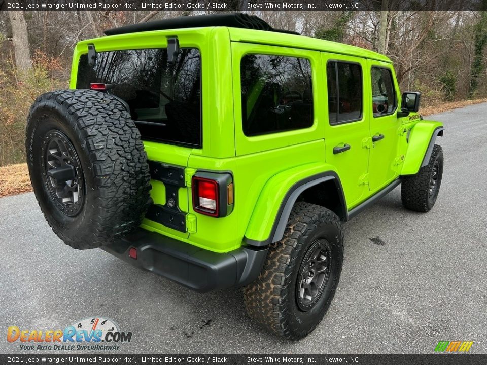 2021 Jeep Wrangler Unlimited Rubicon 4x4 Limited Edition Gecko / Black Photo #6