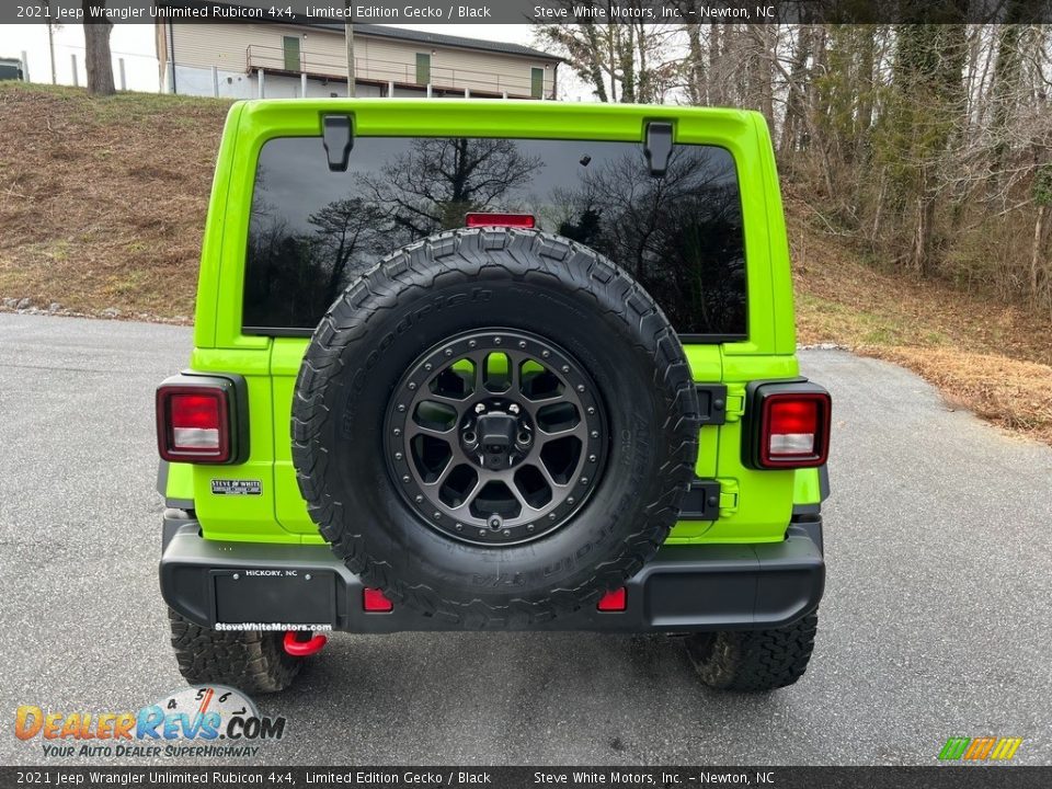 2021 Jeep Wrangler Unlimited Rubicon 4x4 Limited Edition Gecko / Black Photo #7