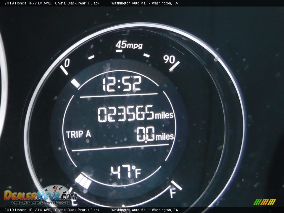 2019 Honda HR-V LX AWD Crystal Black Pearl / Black Photo #27