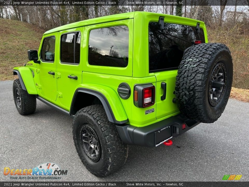 2021 Jeep Wrangler Unlimited Rubicon 4x4 Limited Edition Gecko / Black Photo #8