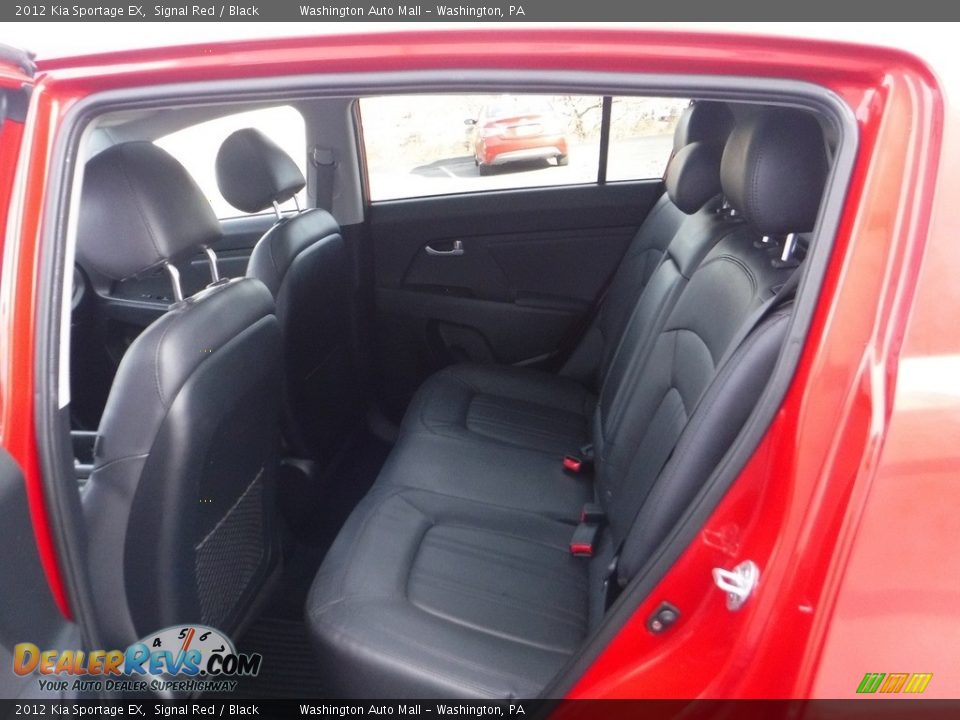 2012 Kia Sportage EX Signal Red / Black Photo #25