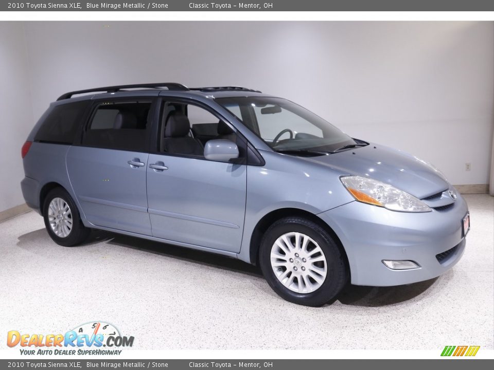 2010 Toyota Sienna XLE Blue Mirage Metallic / Stone Photo #1