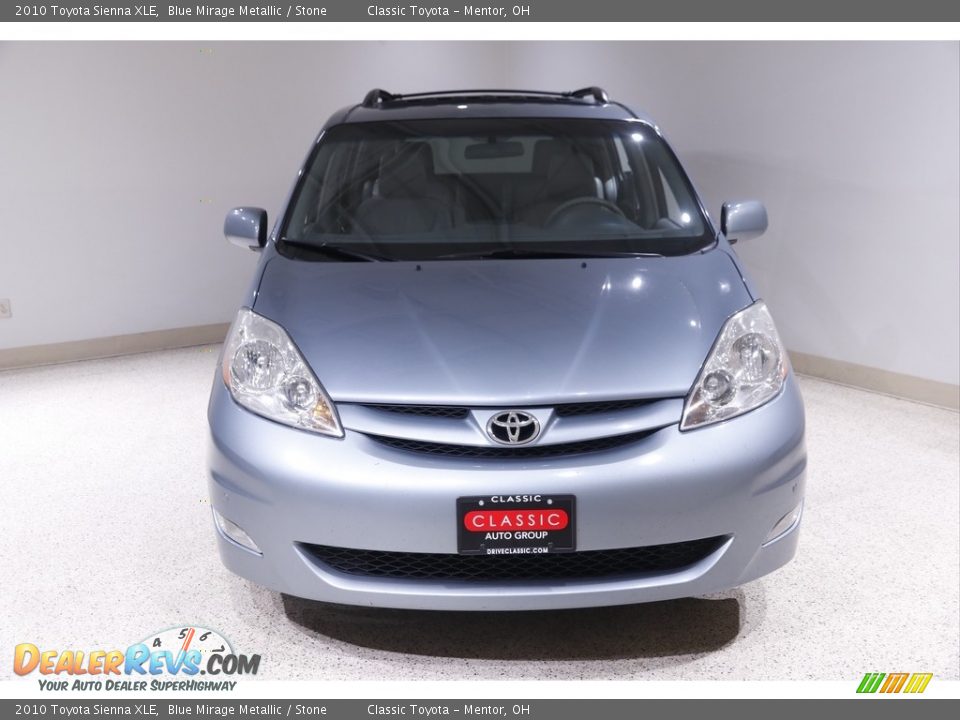 2010 Toyota Sienna XLE Blue Mirage Metallic / Stone Photo #2