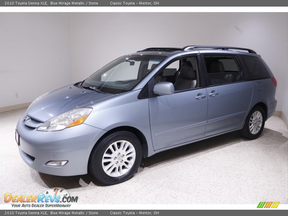 2010 Toyota Sienna XLE Blue Mirage Metallic / Stone Photo #3