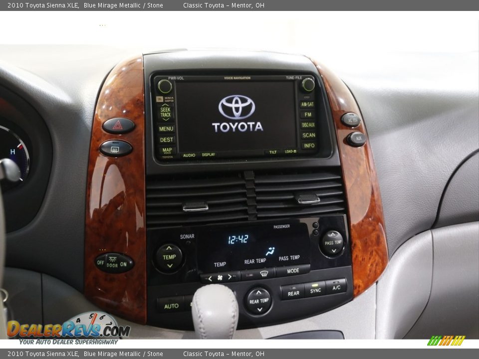 2010 Toyota Sienna XLE Blue Mirage Metallic / Stone Photo #9