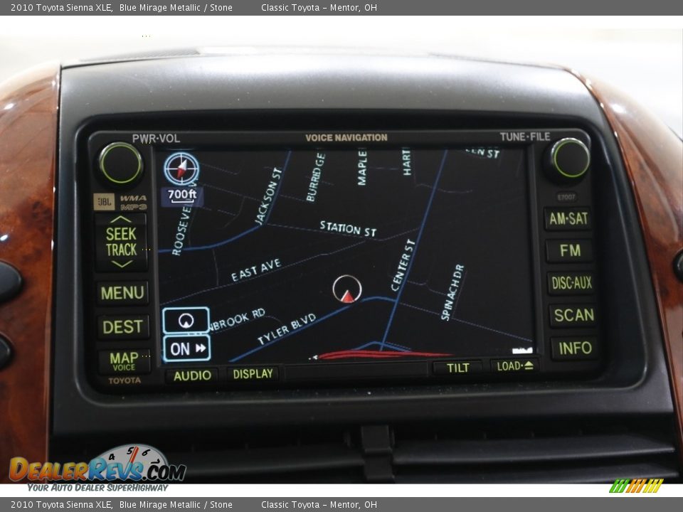 2010 Toyota Sienna XLE Blue Mirage Metallic / Stone Photo #10