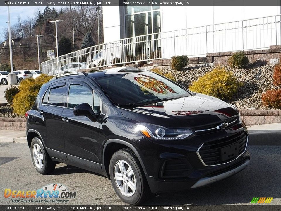 2019 Chevrolet Trax LT AWD Mosaic Black Metallic / Jet Black Photo #1