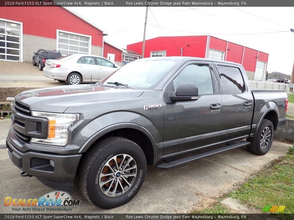 2019 Ford F150 XLT Sport SuperCrew 4x4 Magnetic / Black Photo #1