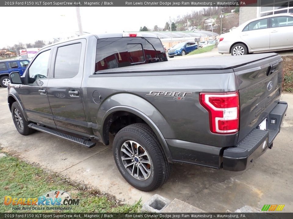 2019 Ford F150 XLT Sport SuperCrew 4x4 Magnetic / Black Photo #2