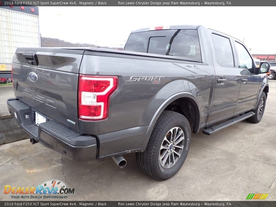 2019 Ford F150 XLT Sport SuperCrew 4x4 Magnetic / Black Photo #3