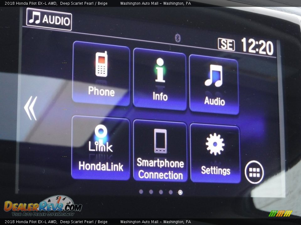 2018 Honda Pilot EX-L AWD Deep Scarlet Pearl / Beige Photo #20