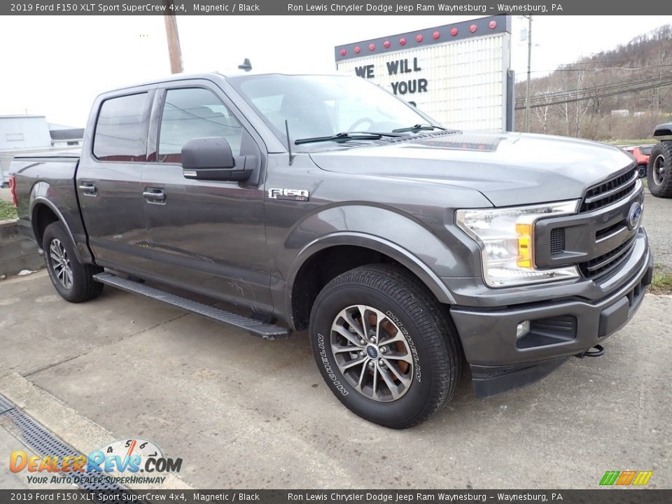 2019 Ford F150 XLT Sport SuperCrew 4x4 Magnetic / Black Photo #4