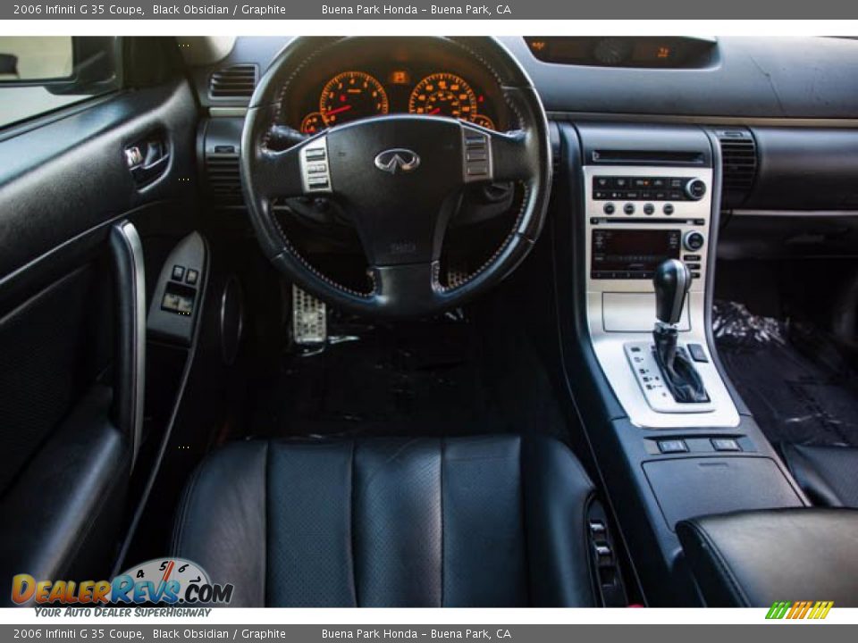 2006 Infiniti G 35 Coupe Black Obsidian / Graphite Photo #5