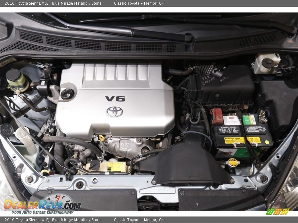 2010 Toyota Sienna XLE Blue Mirage Metallic / Stone Photo #24