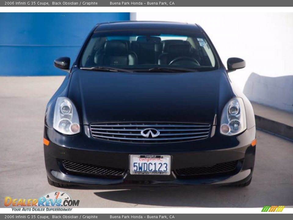 2006 Infiniti G 35 Coupe Black Obsidian / Graphite Photo #7