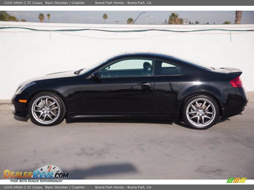 2006 Infiniti G 35 Coupe Black Obsidian / Graphite Photo #10