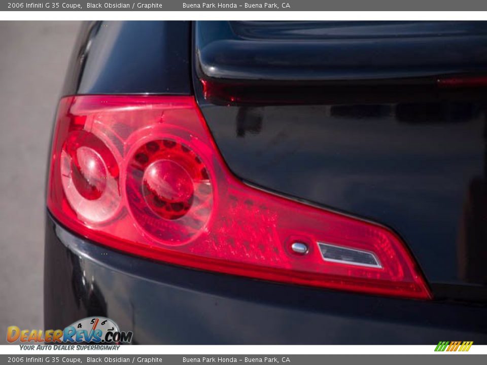 2006 Infiniti G 35 Coupe Black Obsidian / Graphite Photo #12