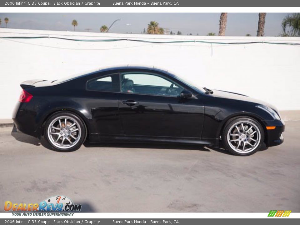 2006 Infiniti G 35 Coupe Black Obsidian / Graphite Photo #14