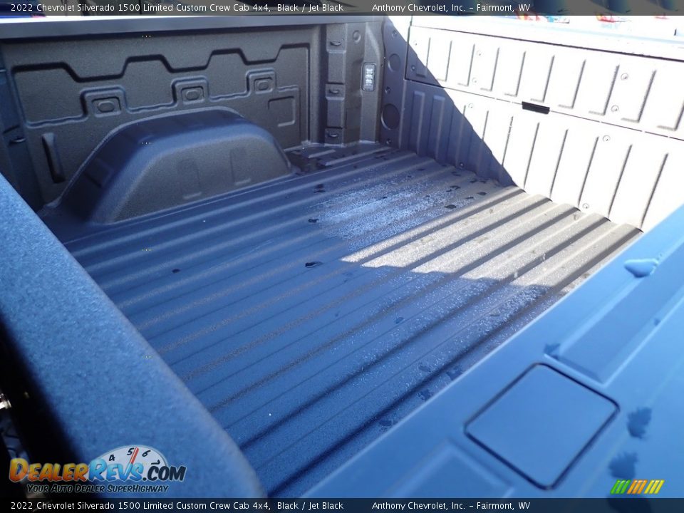 2022 Chevrolet Silverado 1500 Limited Custom Crew Cab 4x4 Black / Jet Black Photo #11