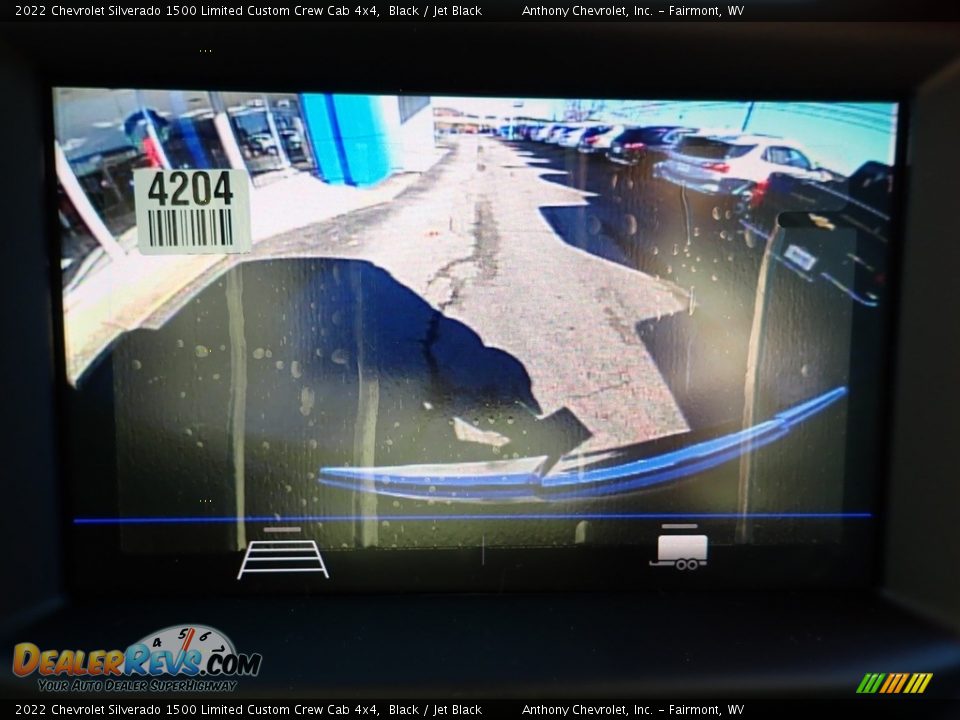 2022 Chevrolet Silverado 1500 Limited Custom Crew Cab 4x4 Black / Jet Black Photo #17