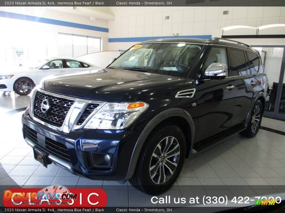 2020 Nissan Armada SL 4x4 Hermosa Blue Pearl / Black Photo #1