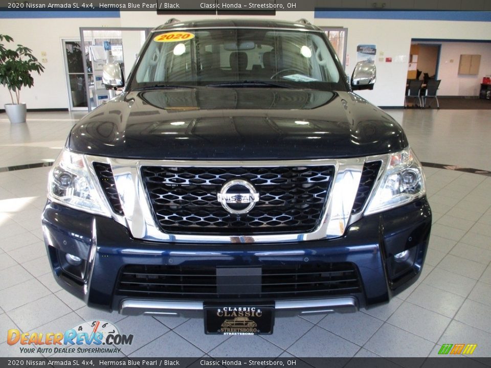 2020 Nissan Armada SL 4x4 Hermosa Blue Pearl / Black Photo #2