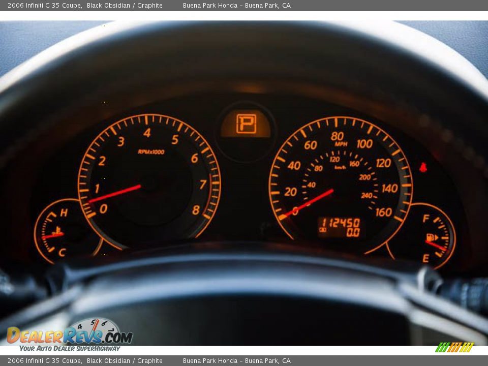 2006 Infiniti G 35 Coupe Black Obsidian / Graphite Photo #24