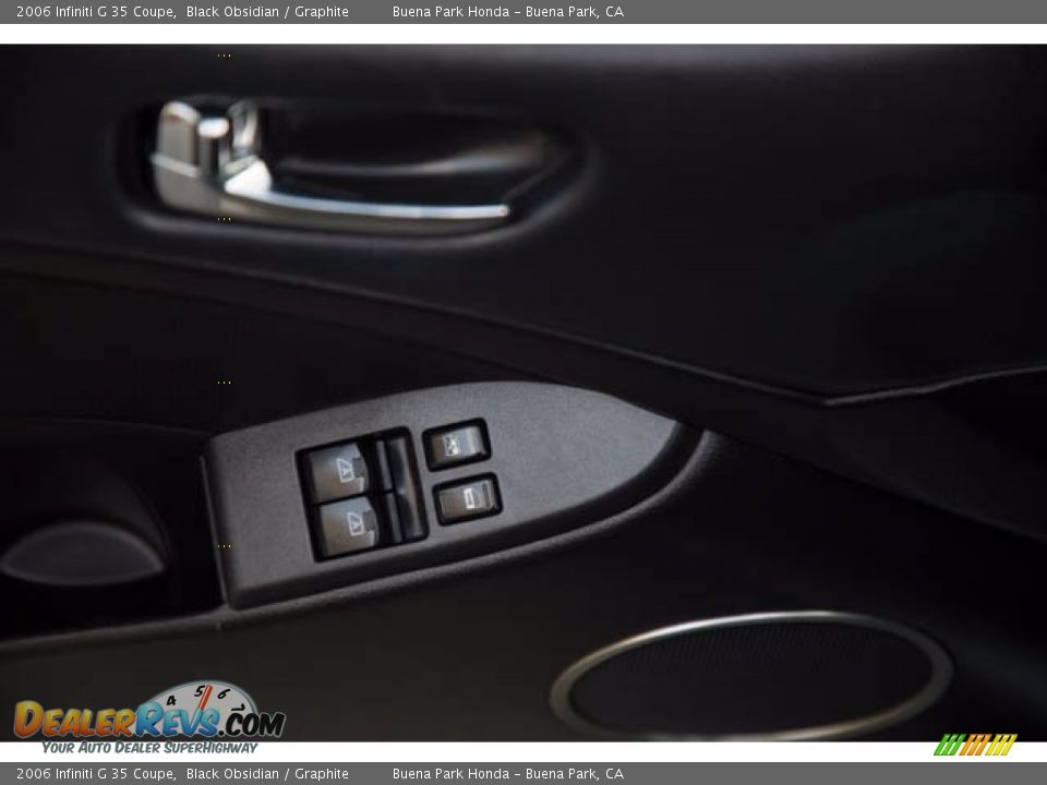 2006 Infiniti G 35 Coupe Black Obsidian / Graphite Photo #26