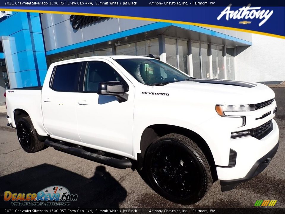 2021 Chevrolet Silverado 1500 RST Crew Cab 4x4 Summit White / Jet Black Photo #1