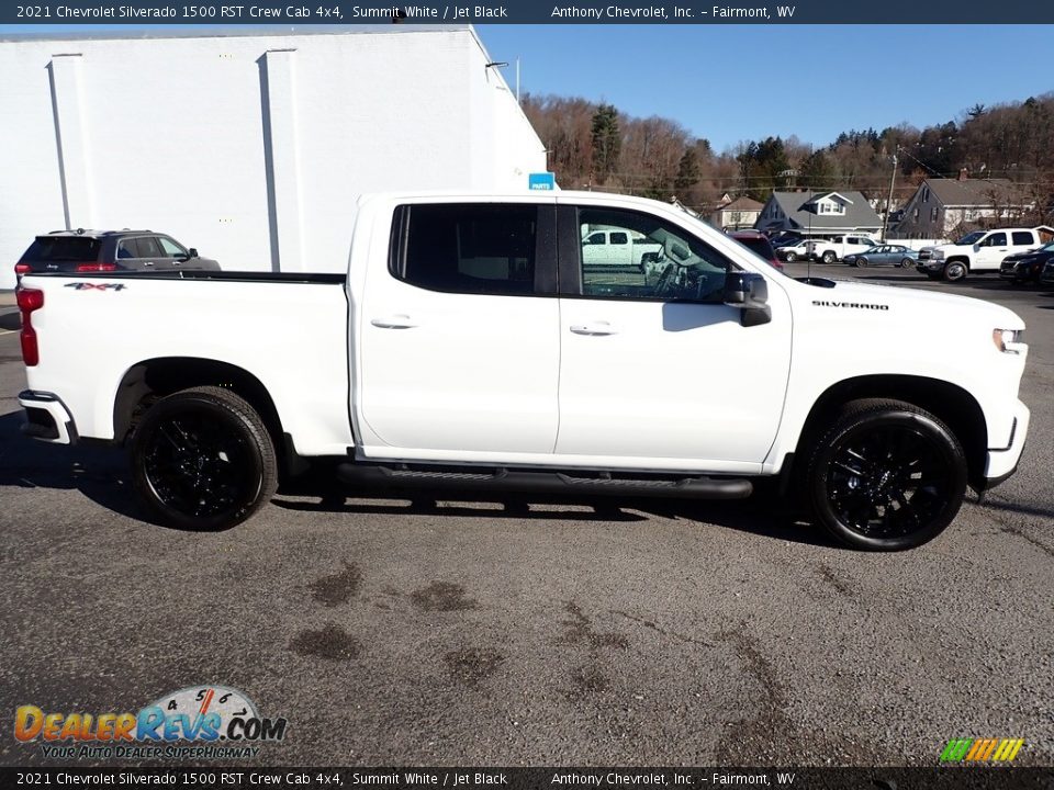 2021 Chevrolet Silverado 1500 RST Crew Cab 4x4 Summit White / Jet Black Photo #2