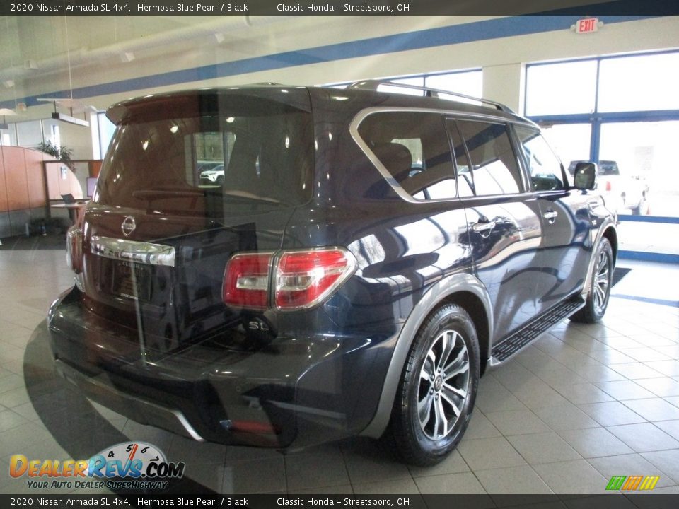 2020 Nissan Armada SL 4x4 Hermosa Blue Pearl / Black Photo #7