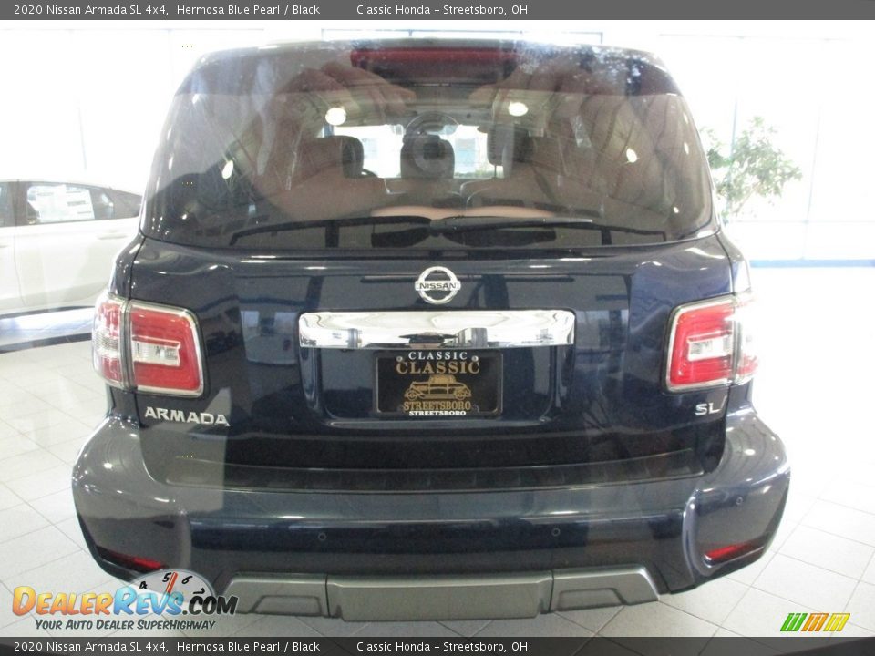 2020 Nissan Armada SL 4x4 Hermosa Blue Pearl / Black Photo #8