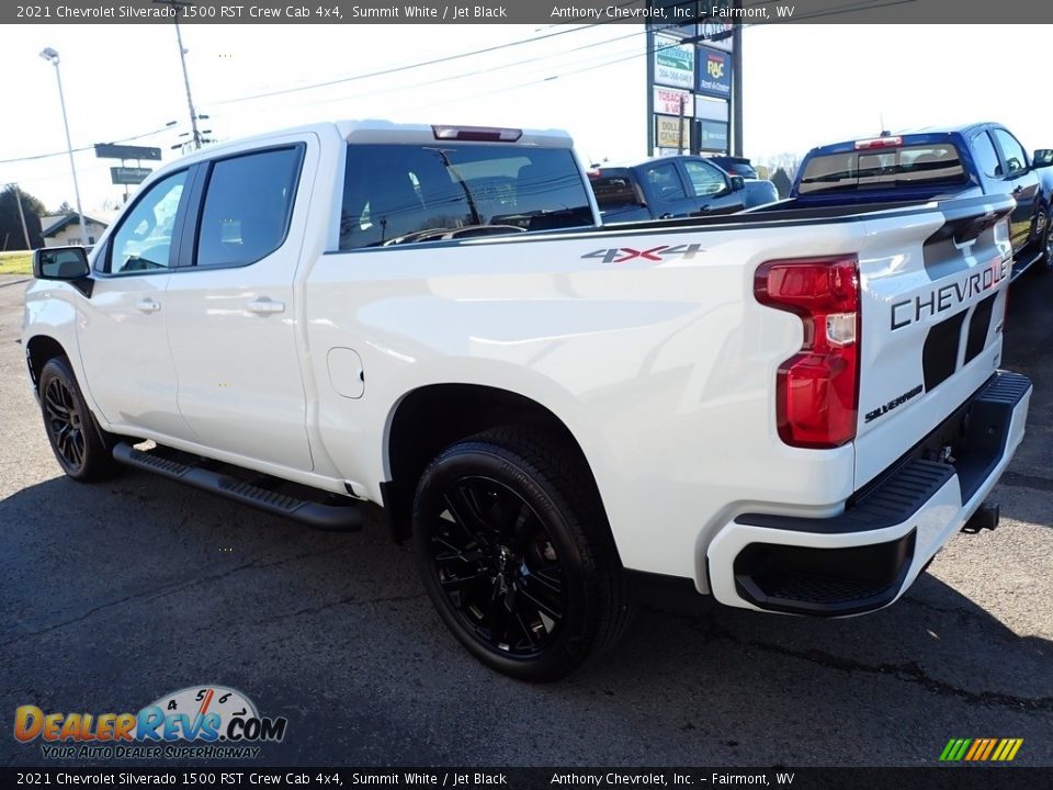 2021 Chevrolet Silverado 1500 RST Crew Cab 4x4 Summit White / Jet Black Photo #5