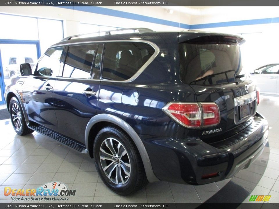 2020 Nissan Armada SL 4x4 Hermosa Blue Pearl / Black Photo #9