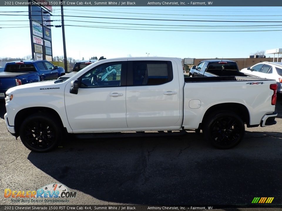 2021 Chevrolet Silverado 1500 RST Crew Cab 4x4 Summit White / Jet Black Photo #6