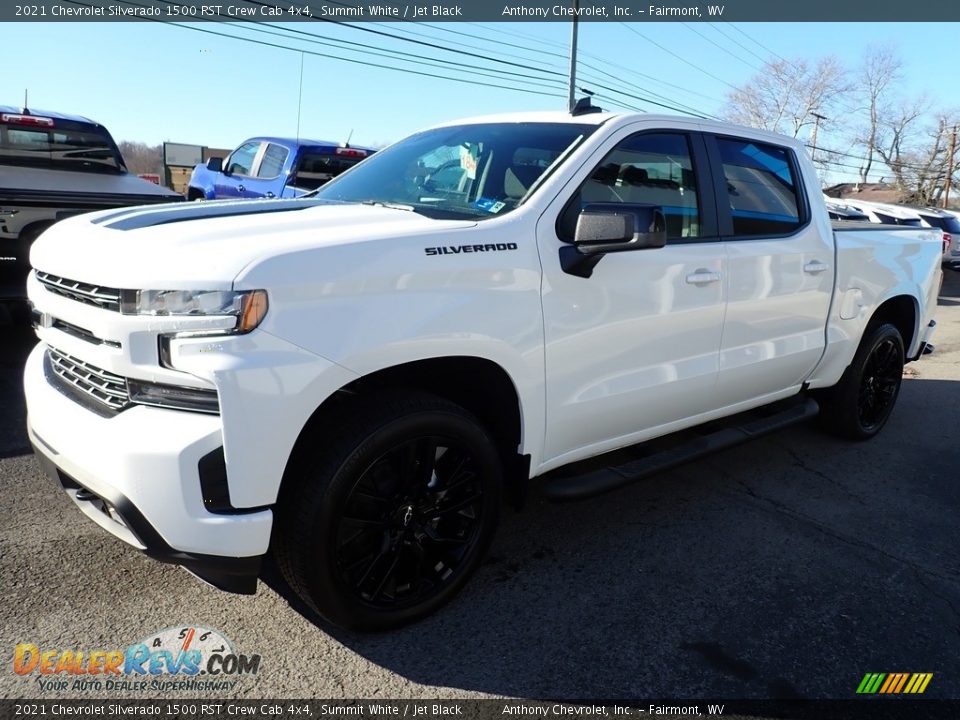 2021 Chevrolet Silverado 1500 RST Crew Cab 4x4 Summit White / Jet Black Photo #7