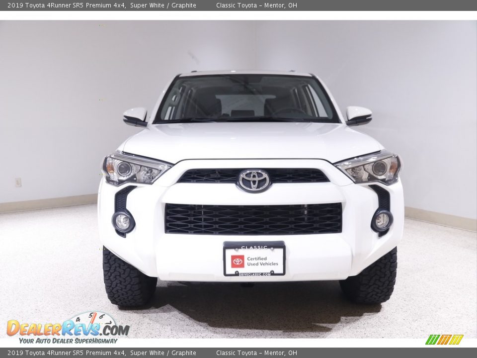2019 Toyota 4Runner SR5 Premium 4x4 Super White / Graphite Photo #2