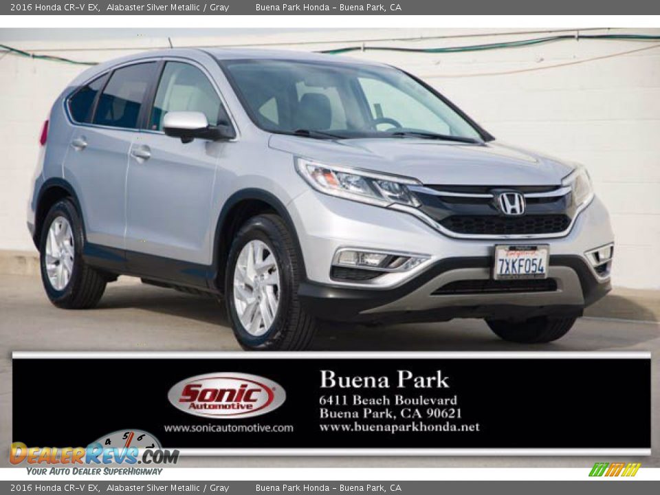 2016 Honda CR-V EX Alabaster Silver Metallic / Gray Photo #1